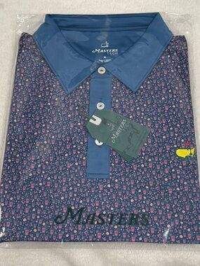 Men’s Masters Tech Polo Azalea Drink Print